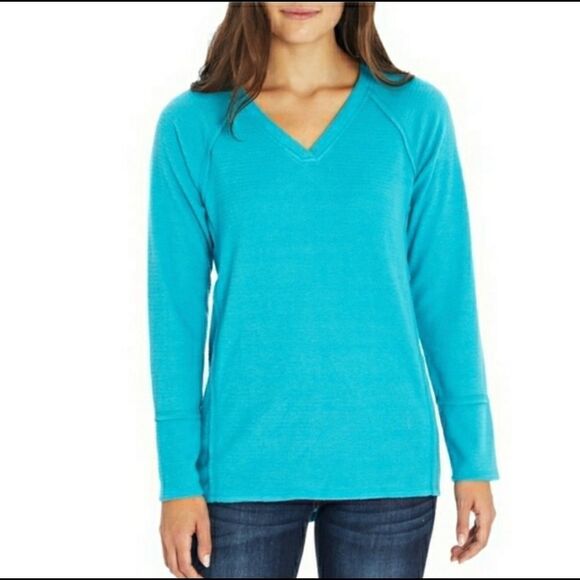 NEW! Wildfox Haley Brushed Sweater In Peacock Sz S - Picture 1 of 5